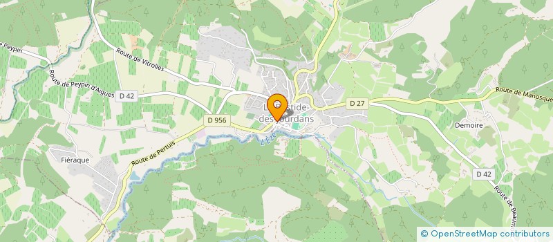 localisation de l'entreprise 753 257 005   AOUSTE-SUR-SYE