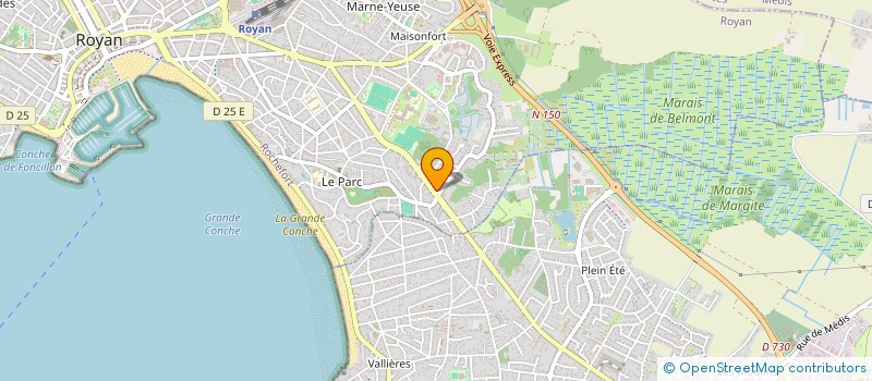 localisation de l'entreprise 753 258 862   ROYAN