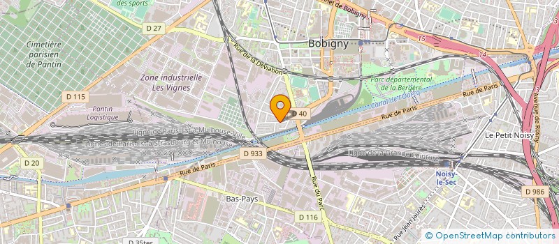 localisation de l'entreprise 753 304 781   BOBIGNY