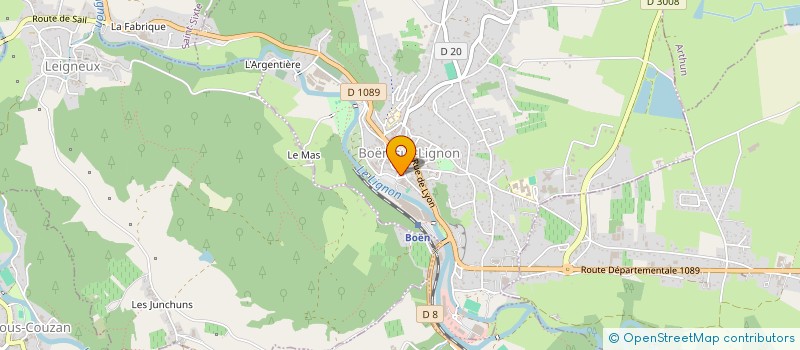 localisation de l'entreprise 753 343 573   BOEN-SUR-LIGNON