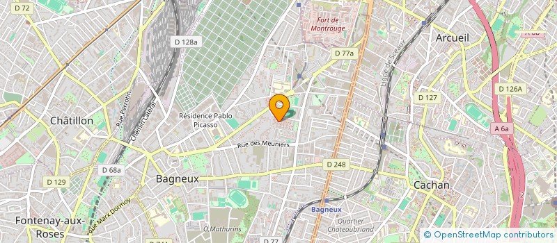 localisation de l'entreprise 753 348 606 à BAGNEUX