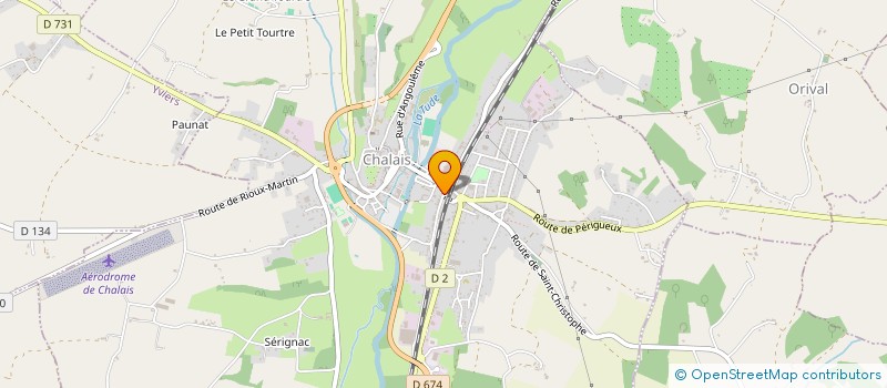 localisation de l'entreprise 753 357 359  à CHALAIS