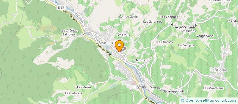 localisation de l'entreprise 753 374 321   BEAUJEU