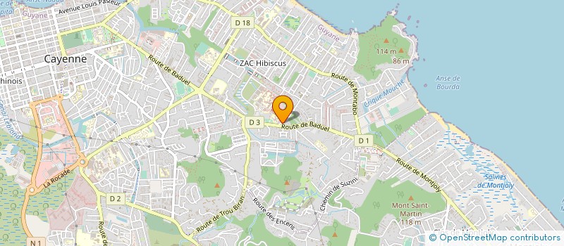 localisation de l'entreprise 753 394 527   CAYENNE