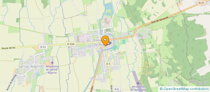 localisation de l'entreprise 753 401 934   RABASTENS-DE-BIGORRE