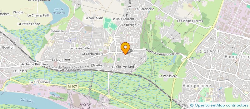 localisation de l'entreprise 753 406 172   COUERON