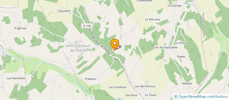 localisation de l'entreprise 753 421 932   BUSSAC