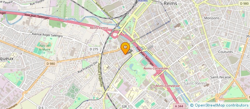 localisation de l'entreprise 753 453 117   REIMS