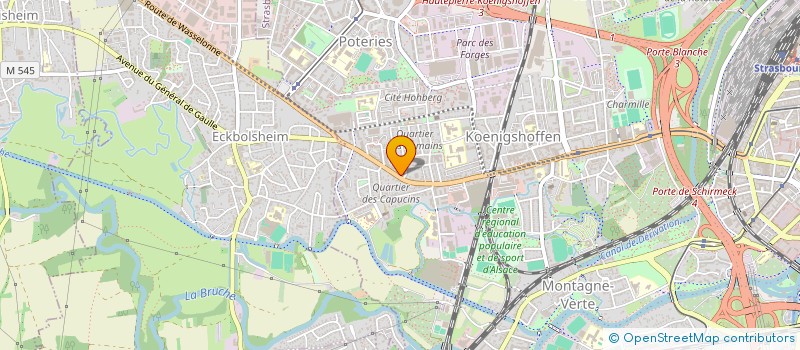 localisation de l'entreprise 753 454 693 à STRASBOURG