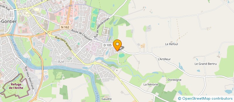 localisation de l'entreprise 753 464 296   CHATEAU-GONTIER-SUR-MAYENNE