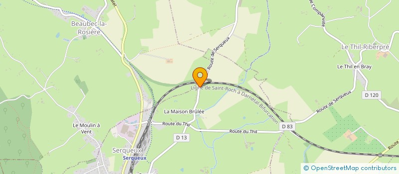 localisation de l'entreprise 753 469 873   SERQUEUX