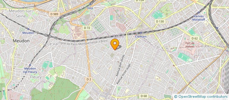 localisation de l'entreprise 753 499 466 à CLAMART