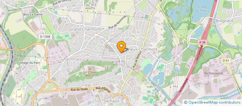 localisation de l'entreprise 753 500 636 à VIEUX-CHARMONT