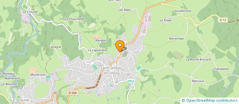 localisation de l'entreprise 753 500 800   SAINT-JUST-EN-CHEVALET