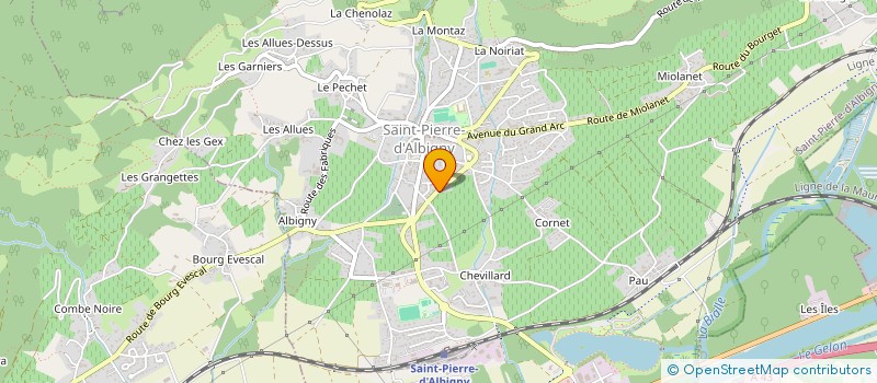 localisation de l'entreprise 753 513 092   SAINT-PIERRE-D'ALBIGNY