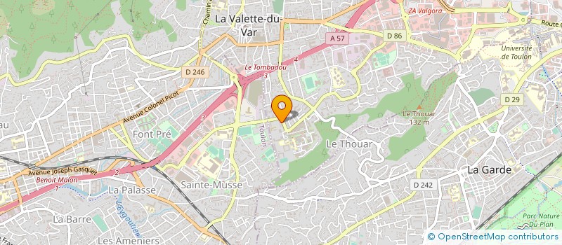 localisation de l'entreprise 753 539 980   TOULON