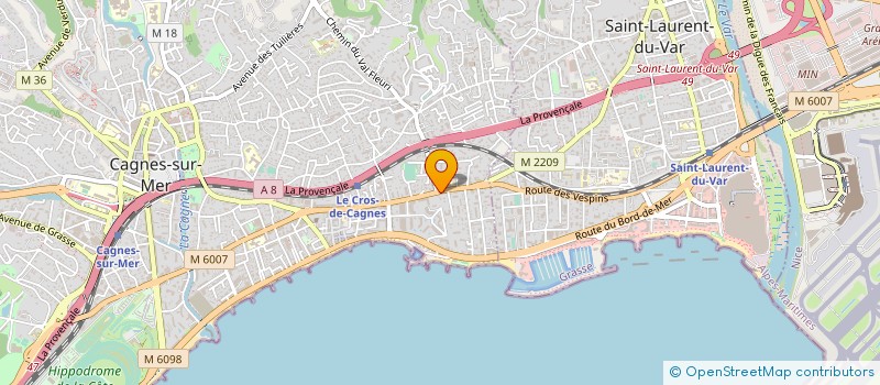 localisation de l'entreprise 753 543 206   CAGNES-SUR-MER