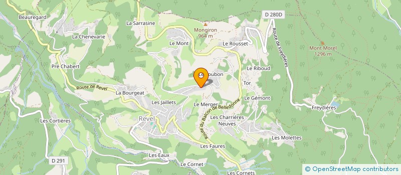 localisation de l'entreprise 753 548 858 à CRETS EN BELLEDONNE