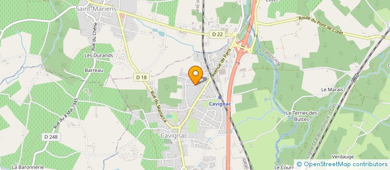 localisation de l'entreprise 753 556 653   CAVIGNAC