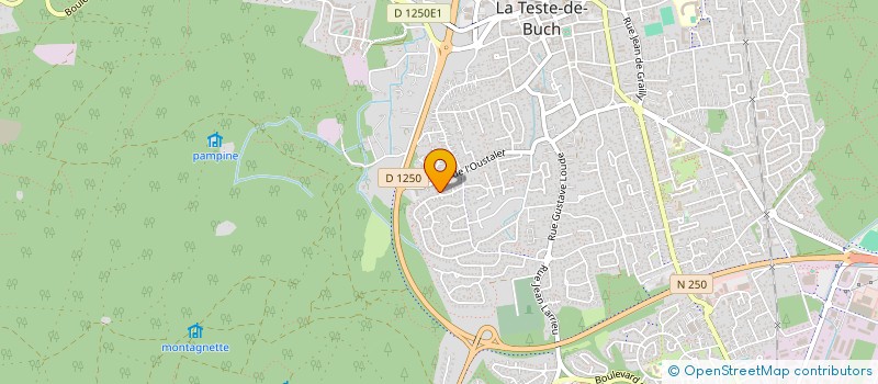 localisation de l'entreprise 753 558 931   LA TESTE-DE-BUCH