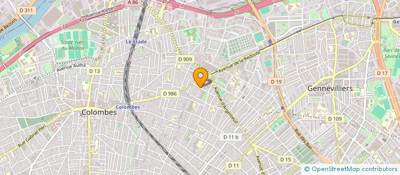 localisation de l'entreprise 753 560 267  à BOIS-COLOMBES