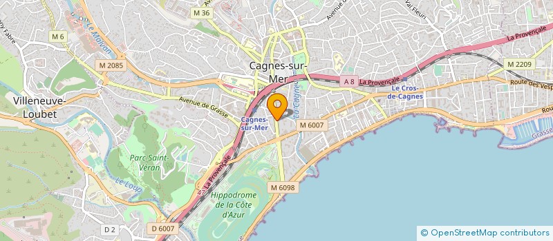 localisation de l'entreprise 753 563 436 à VENCE