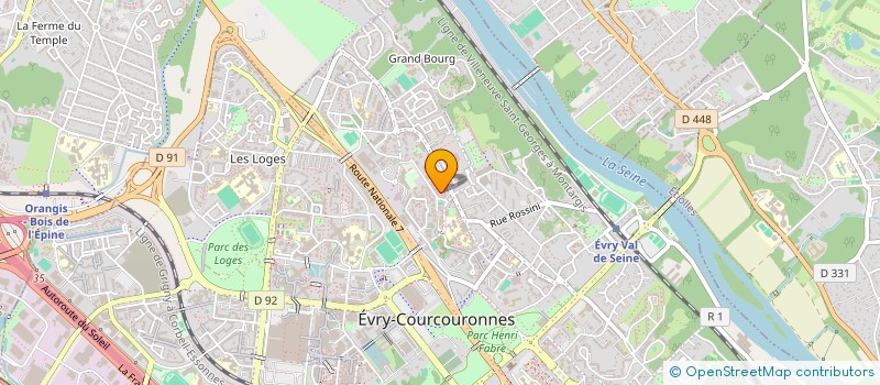 localisation de l'entreprise 753 568 039 à EVRY-COURCOURONNES