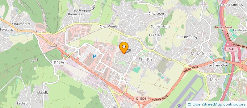 localisation de l'entreprise 753 573 690   EPAGNY METZ-TESSY