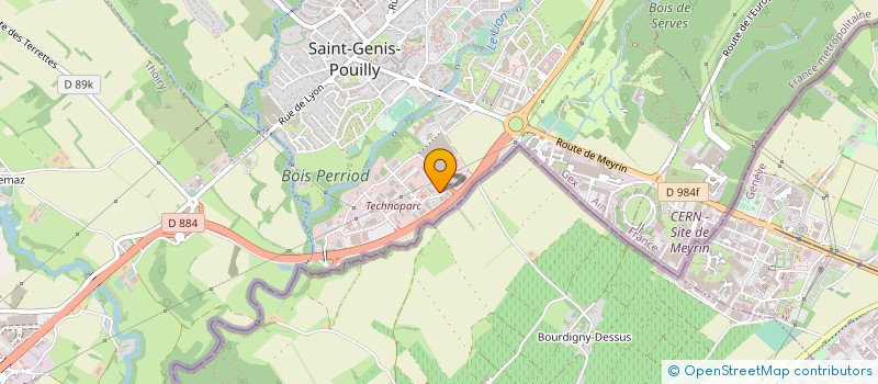 localisation de l'entreprise 753 600 998 à SAINT-GENIS-POUILLY