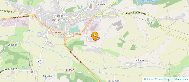 localisation de l'entreprise 753 613 470   SAINT-JEAN-DE-BOURNAY