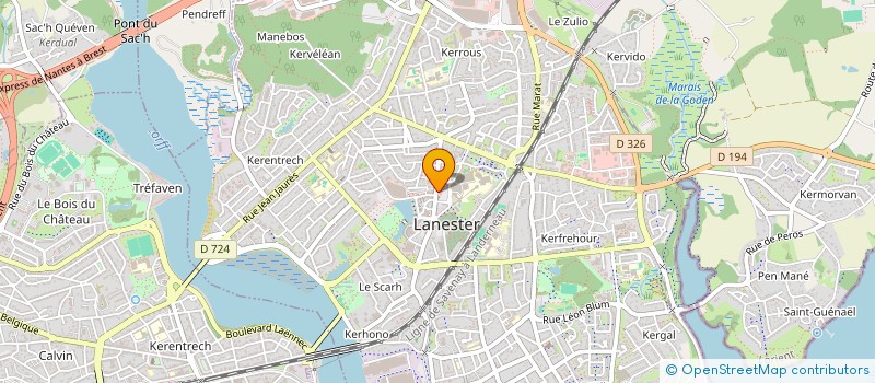 localisation de l'entreprise 753 632 165   LANESTER