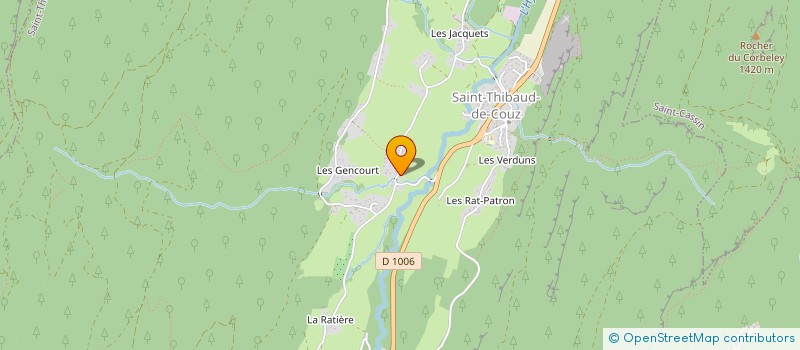 localisation de l'entreprise 753 667 609   SAINT-THIBAUD-DE-COUZ