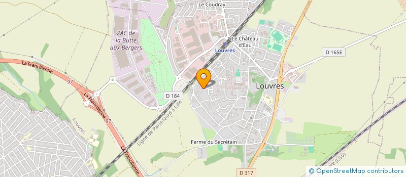 localisation de l'entreprise 753 695 246   LOUVRES