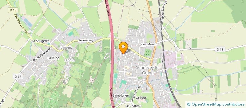 localisation de l'entreprise 753 748 102   SENNECEY-LE-GRAND