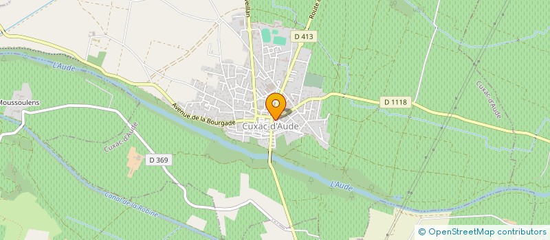 localisation de l'entreprise 753 755 115   CUXAC-D'AUDE