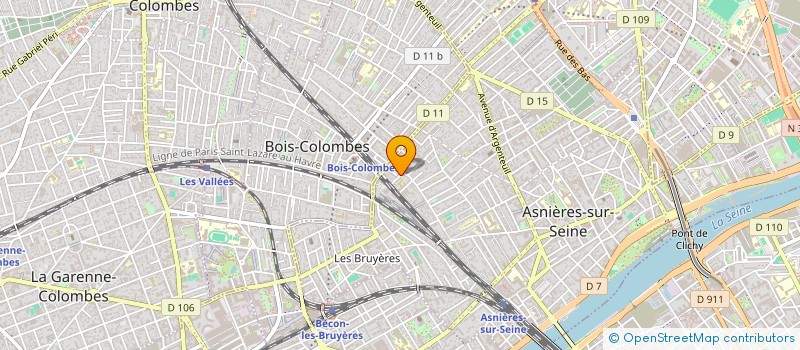 localisation de l'entreprise 753 791 110 à ASNIERES-SUR-SEINE