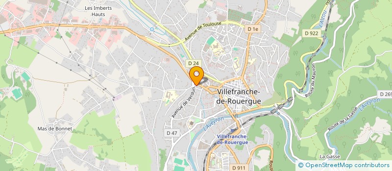 localisation de l'entreprise 753 850 171   VILLEFRANCHE-DE-ROUERGUE