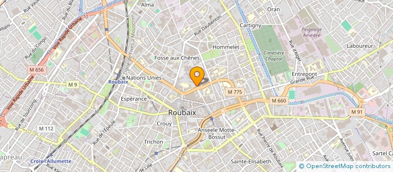 localisation de l'entreprise 753 852 938   ROUBAIX