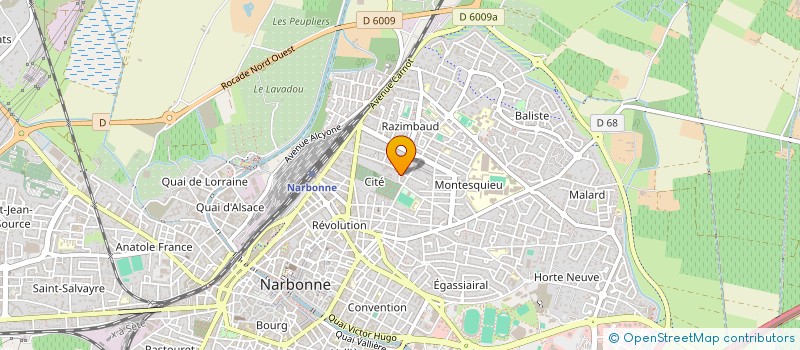 localisation de l'entreprise 753 856 095   NARBONNE