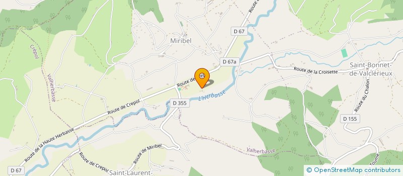 localisation de l'entreprise 753 891 795   SAINT-DONAT-SUR-L'HERBASSE