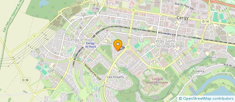 localisation de l'entreprise 753 919 935   CERGY