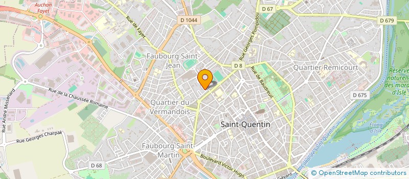 localisation de l'entreprise 753 968 825 à SAINT-QUENTIN