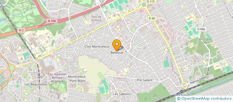 localisation de l'entreprise 753 990 860 à VILLEPINTE