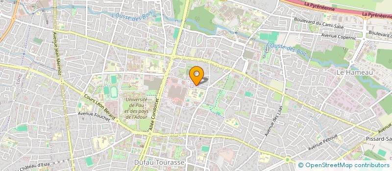 localisation de l'entreprise 754 014 348  à PAU
