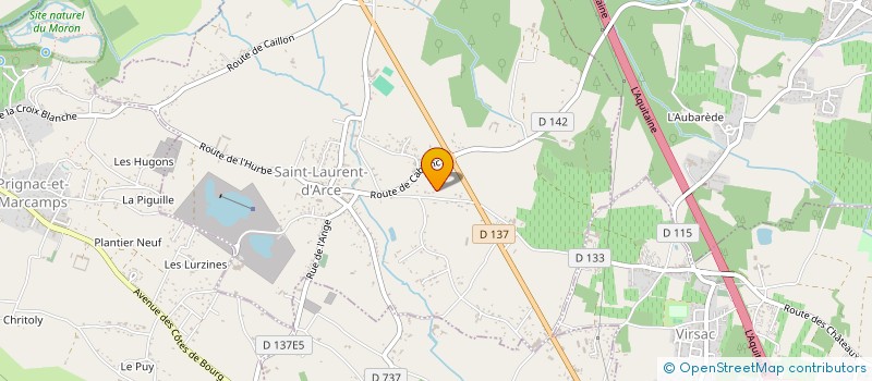 localisation de l'entreprise 754 033 272   SAINT-LAURENT-D'ARCE