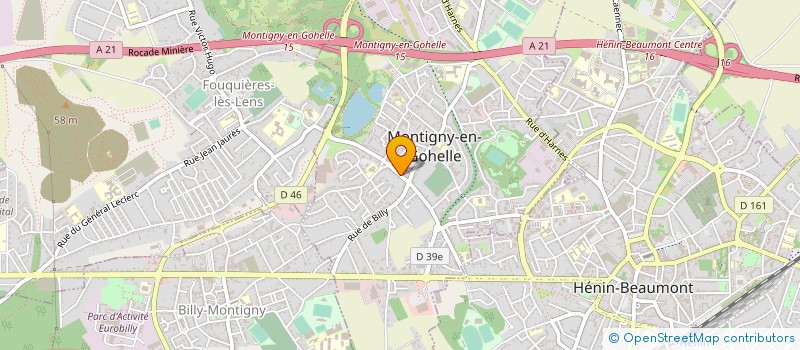 localisation de l'entreprise 754 050 599   LENS