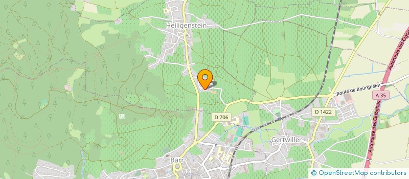 localisation de l'entreprise 754 050 805 à DAMBACH-LA-VILLE
