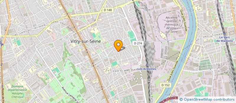 localisation de l'entreprise 754 053 882  à VITRY-SUR-SEINE
