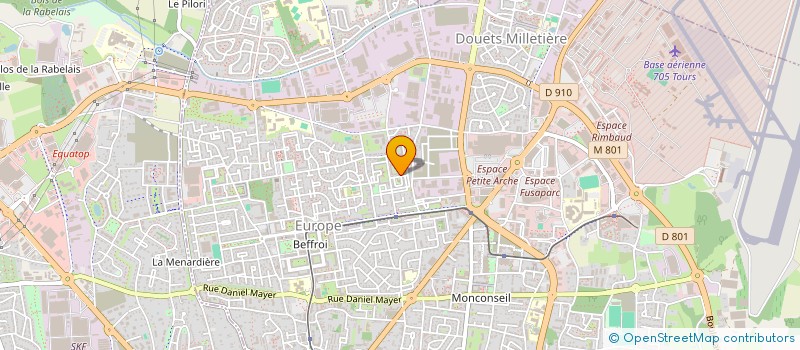 localisation de l'entreprise 754 060 622   TOURS