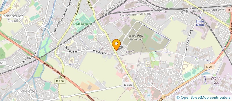 localisation de l'entreprise 754 062 495 à DOUAI